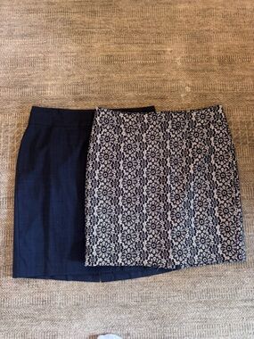 Banana Republic Navy skirt set